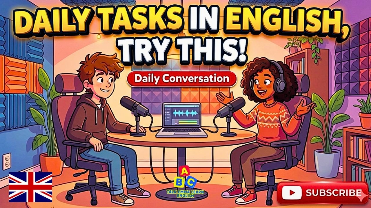 Can You Talk About Your Daily Tasks in English? Try This! | English Conversation Practice