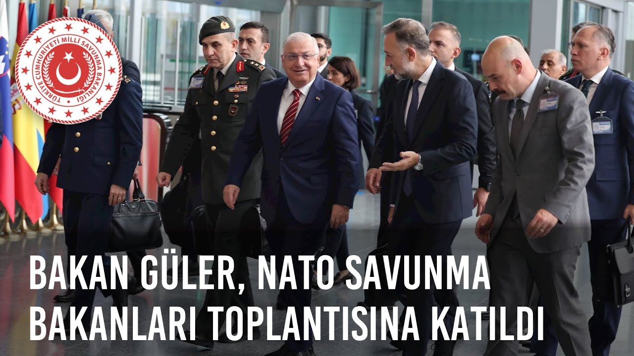 Bakan Yaşar Güler, NATO Savunma Bakanları Toplantısına Katılmak Üzere NATO Karargâhında