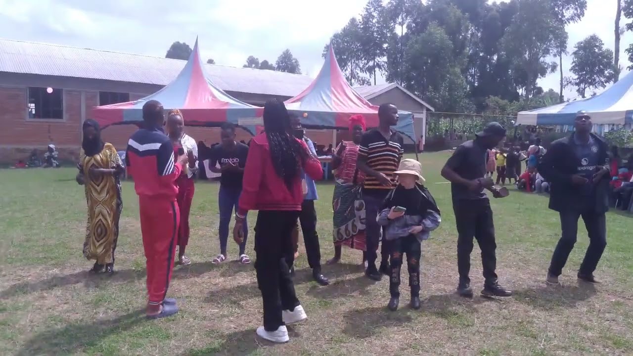Joshman, Kevin Kay and Omusungu in Kimilili Daylight Academy//Cultural Day 2025