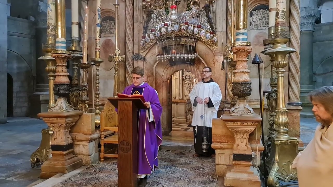 Omelia dalla Basilica del Santo Sepolcro | 4 Aprile 2022