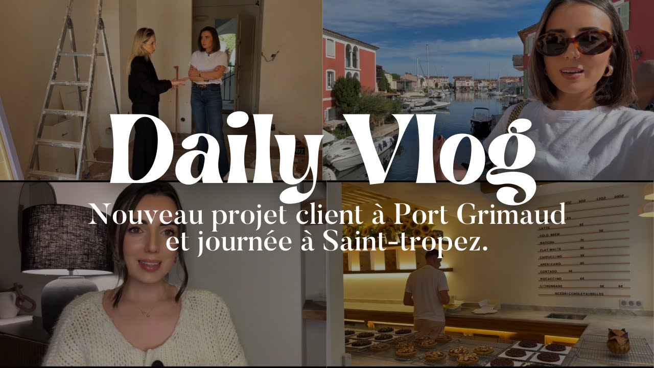 Dans les coulisses d’un projet de rénovation à Port Grimaud & Escapade Gourmande à Saint-Tropez