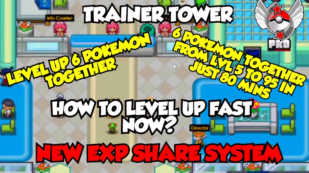 HOW TO LEVEL UP POKEMON FAST AFTER NEW UPDATE | TRAINER TOWER| POKEMON REVOLUTION ONLINE
