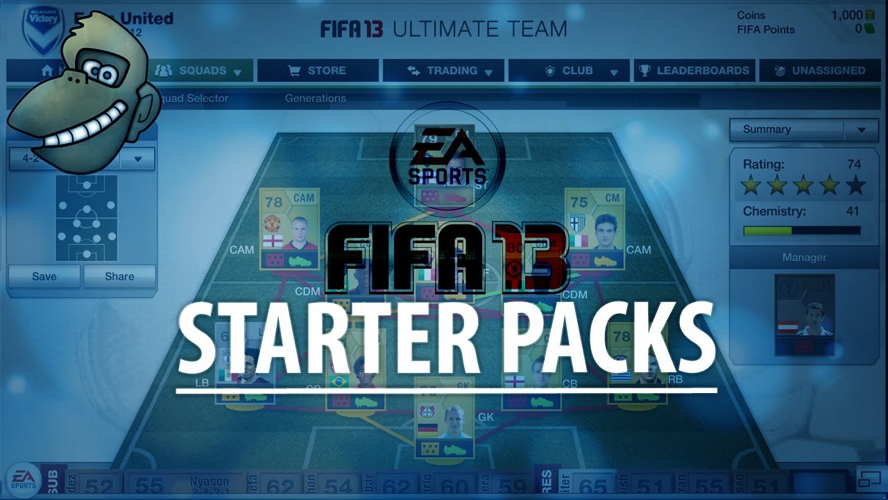 FIFA 13 Ultimate Team - Starter Packs!