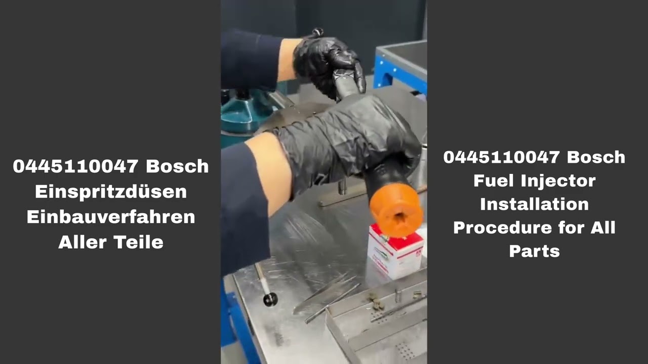 How to Repair, Rebuild and Testing Fuel Injectors Bosch 0445110047 #einspritzd&uuml;se #bosch #injector