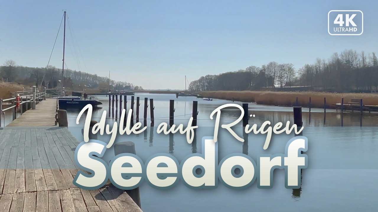 Idyllischer Naturhafen von Seedorf - Rügen Urlaub 2022 (4K Walk)