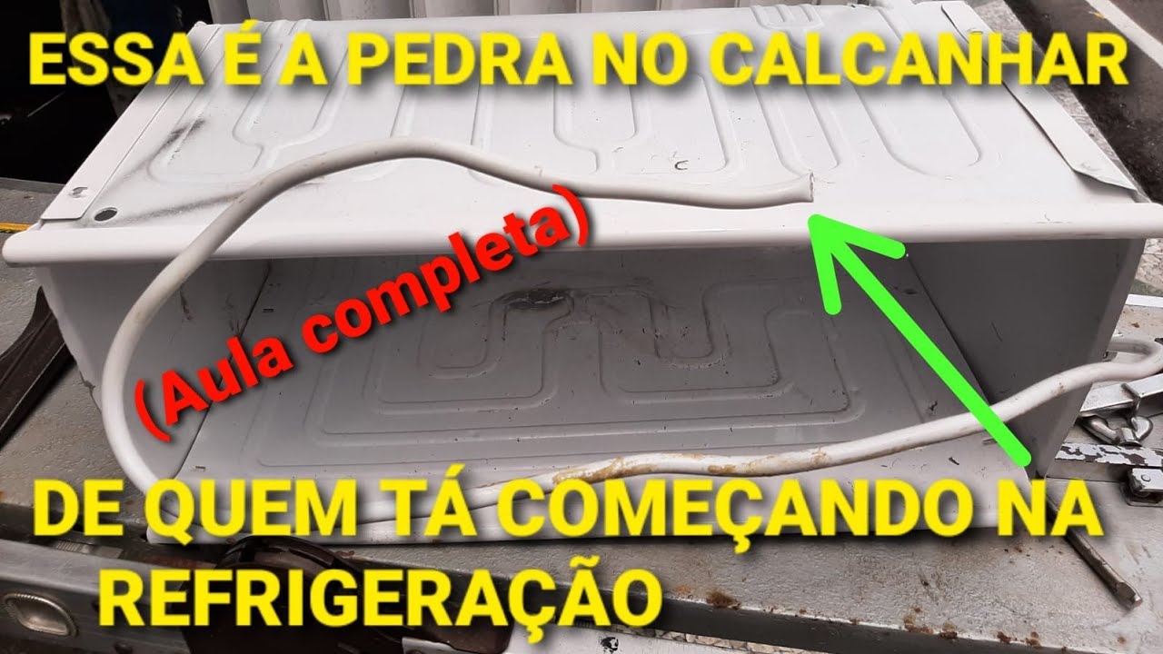 COMO RECUPERAR EVAPORADOR A PLACA FRIA CORTADO NA SUCÇÃO.