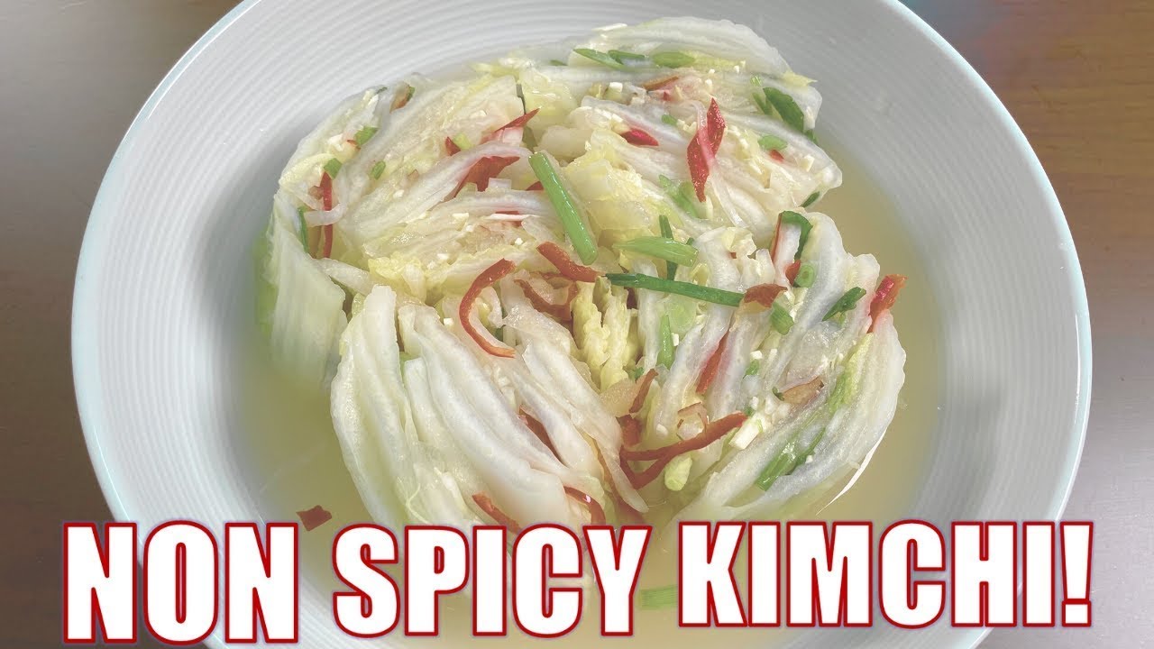 Вкусный и освежающий рецепт белого кимчи!