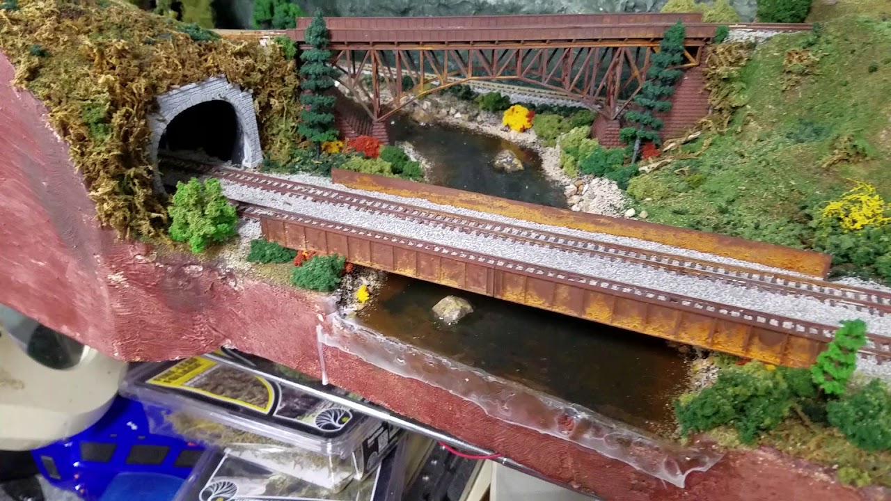 N scale shelf layout