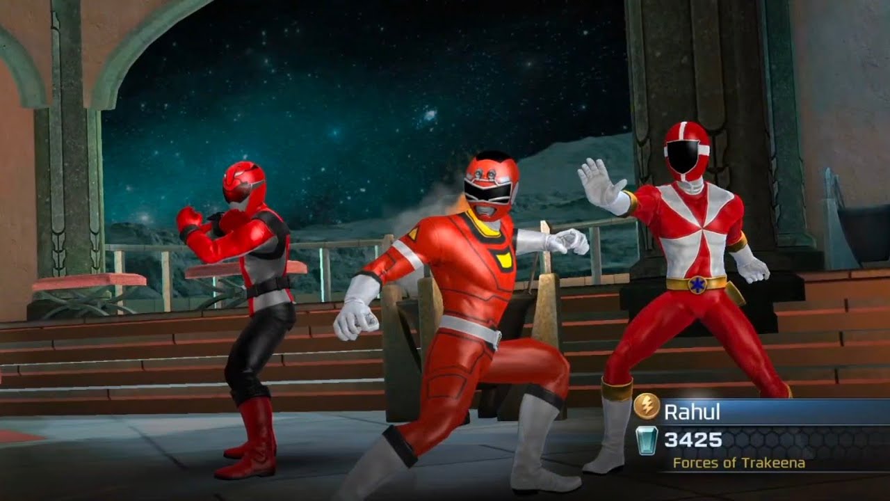 Tommy Oliver Red Turbo Ranger with Assist Carter & Devon | Power Rangers Legacy Wars Gameplay