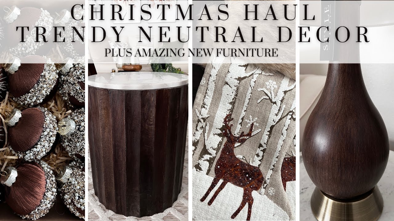 STUNNING CHRISTMAS HOME DECOR HAUL / CHRISTMAS DECOR TRENDS / NITA'S HOME DECOR