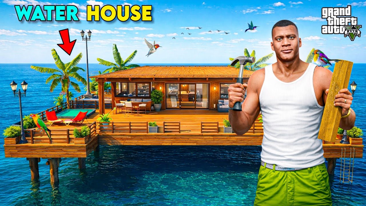 Franklin and Trevor Build SEA House in GTA5