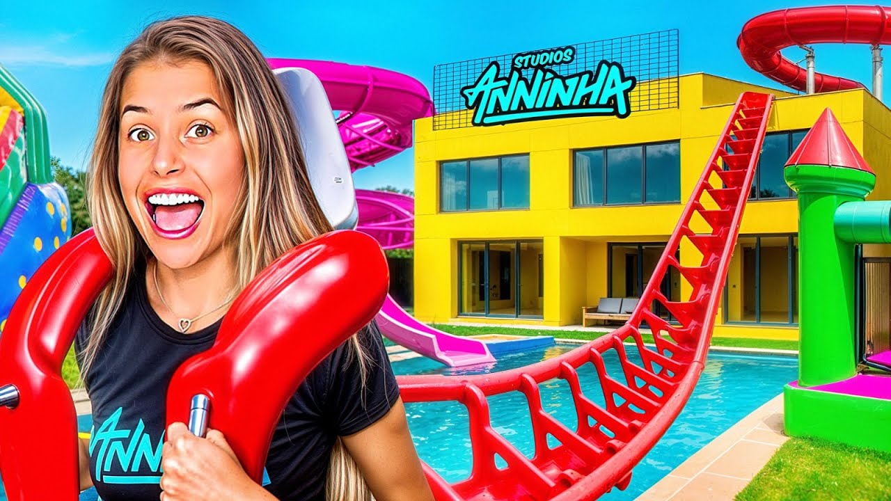 TRANSFORMEI MINHA CASA EM UM PARQUE DE DIVERSÕES !!!