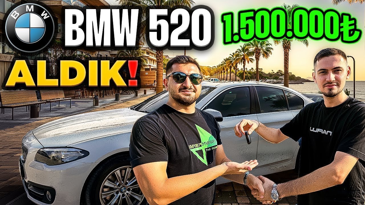 BMW 520 ALDIK ! 1.500.000 TL