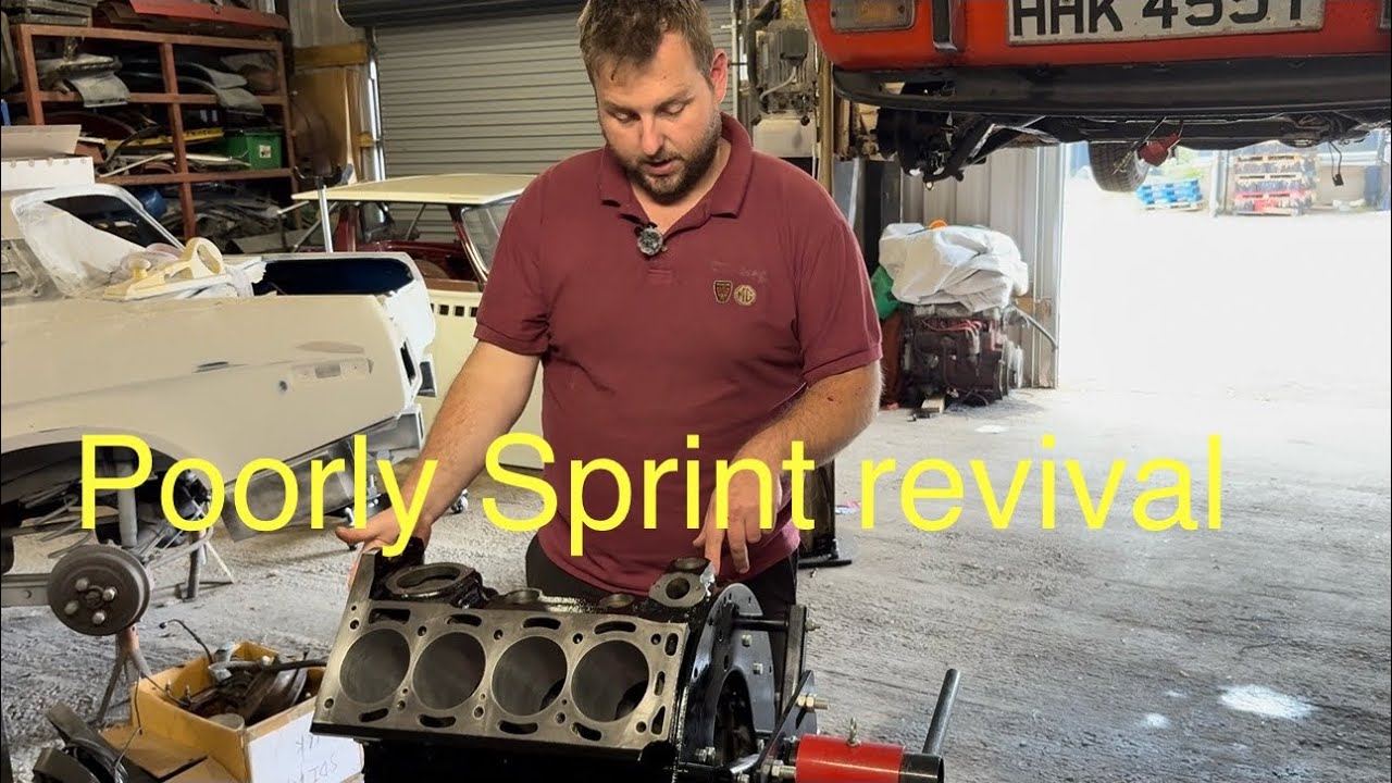 Dolomite Sprint engine rebuild & a leaky stag