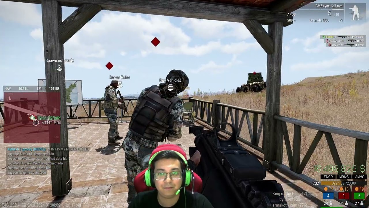 Arma 3 | KOTH | V17 | US#2 | C4G | HC | GamePlay | Neochori | 1080p