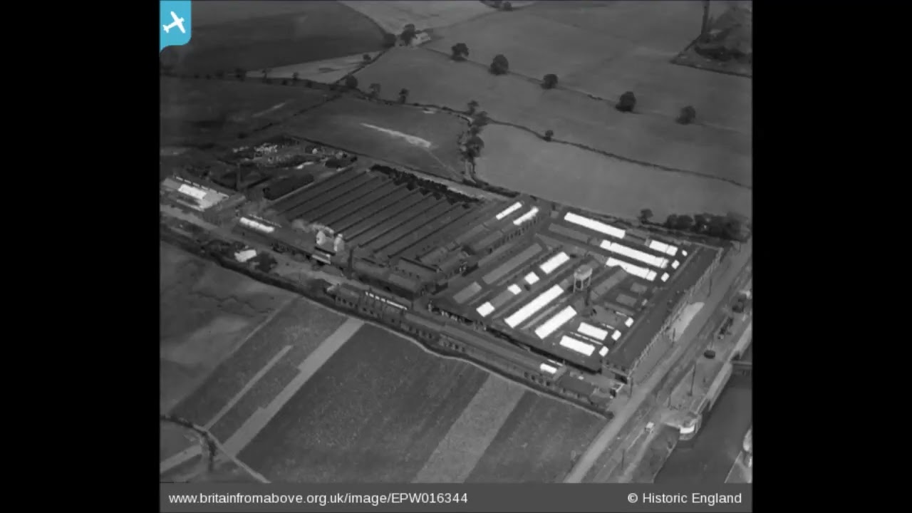 Old Warrington From Above 1920's To 1950's