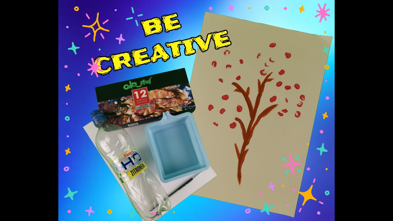New Ideas for Painting Flowers,Easy Tips,Fluid Acrylic,Beautiful Flowers Painting with Bottle,Quick!