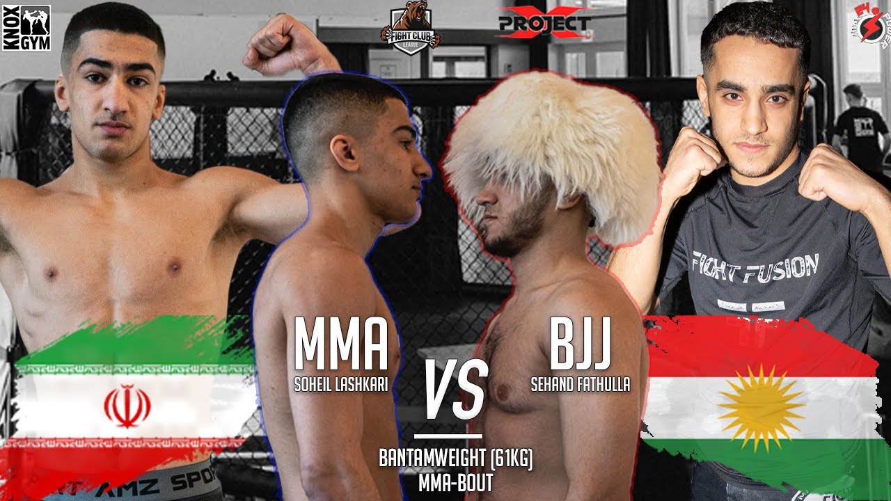 Iranian MMA-Fighter vs. Kurdish BJJ-Wrestler| MMA Octagon | FCL