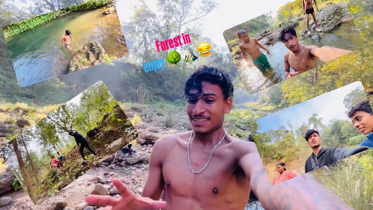 Forest In Enjoy ⛰️🌳😂 // #youtube #vlog  #youtube #youtubechannel #laxmanthapa67  #forest #funny 