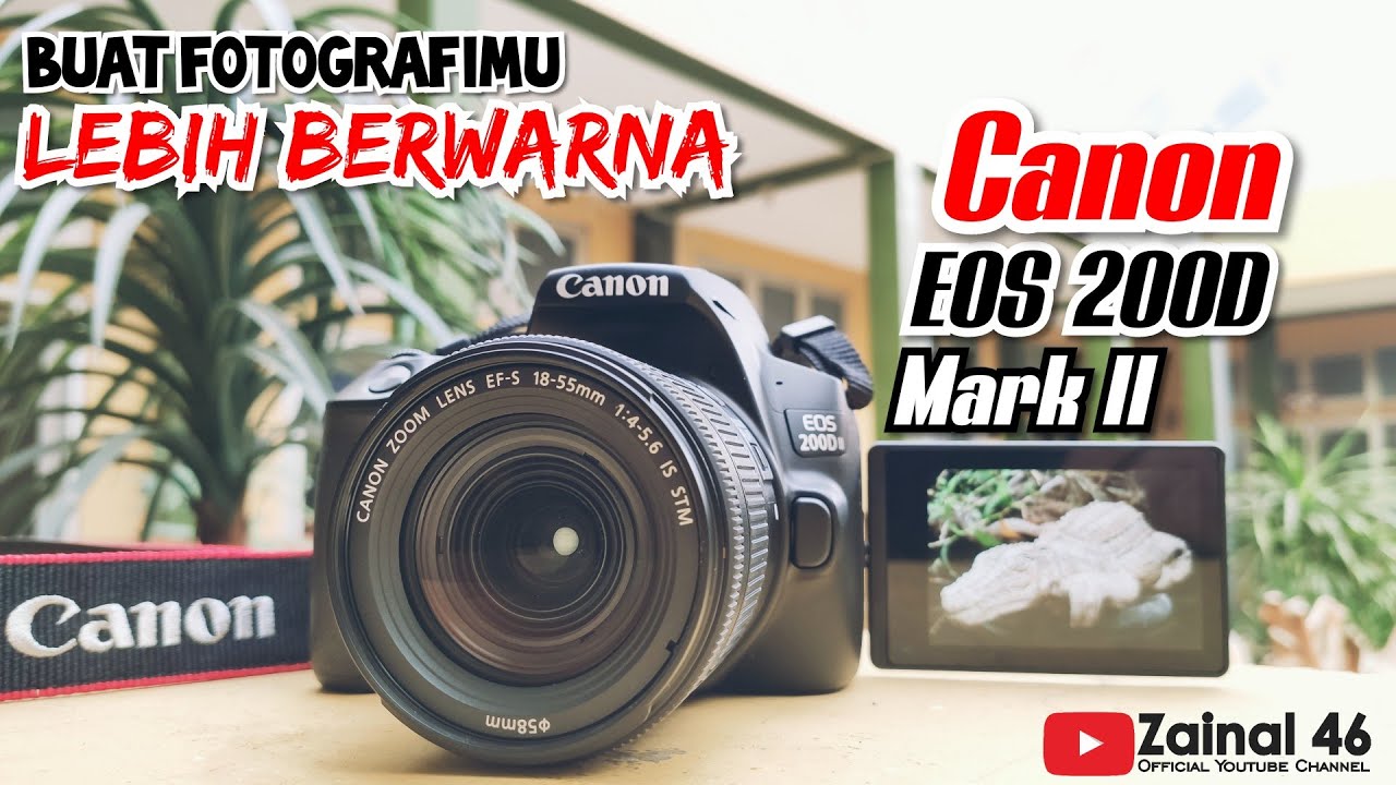 [UNBOXING] Canon EOS 200D Mark II | Kamera DSLR mugil | Cocok untuk Photographer Pemula