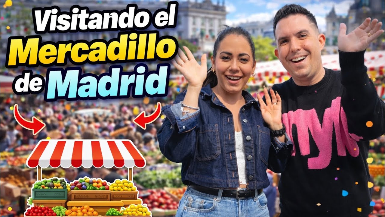 Visitando el Mercadillo de Madrid | ¡No sabíamos lo que íbamos a encontrar !