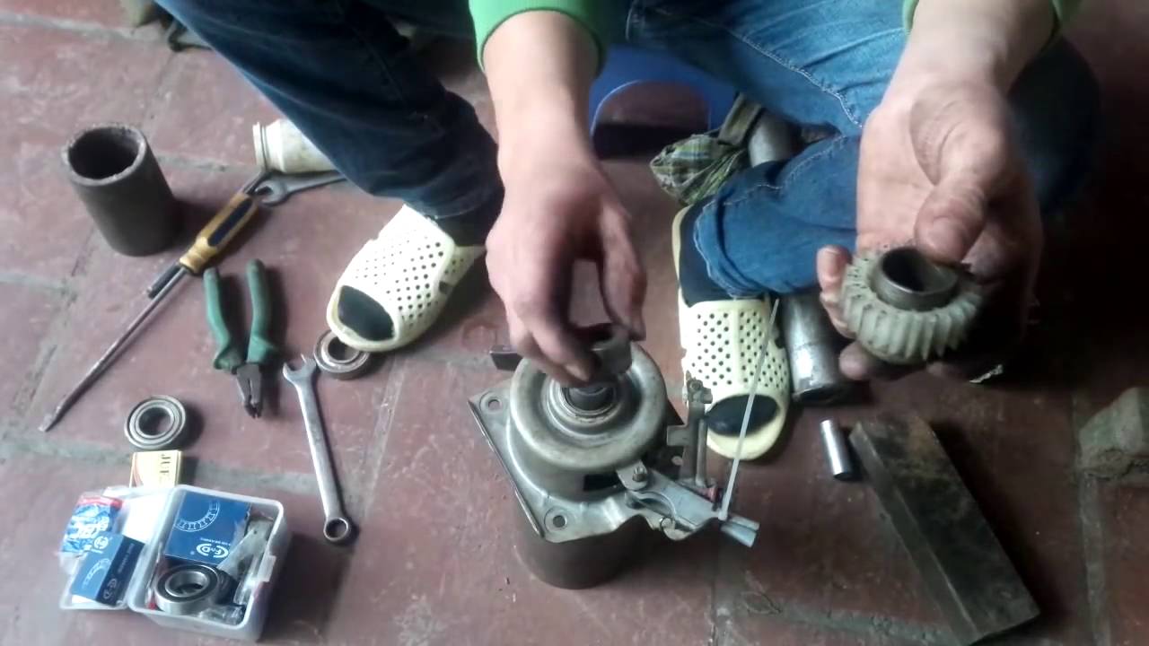 Hướng dẫn thay  bi máy giặt cửa trên [ Phần 4 ]