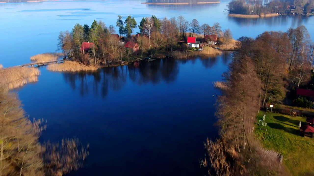 DJI Mavic 2 Zoom. Jezioro Wulpińskie, Majdy, Siła, Dorotowo (warmińsko- mazurskie) okiem drona.