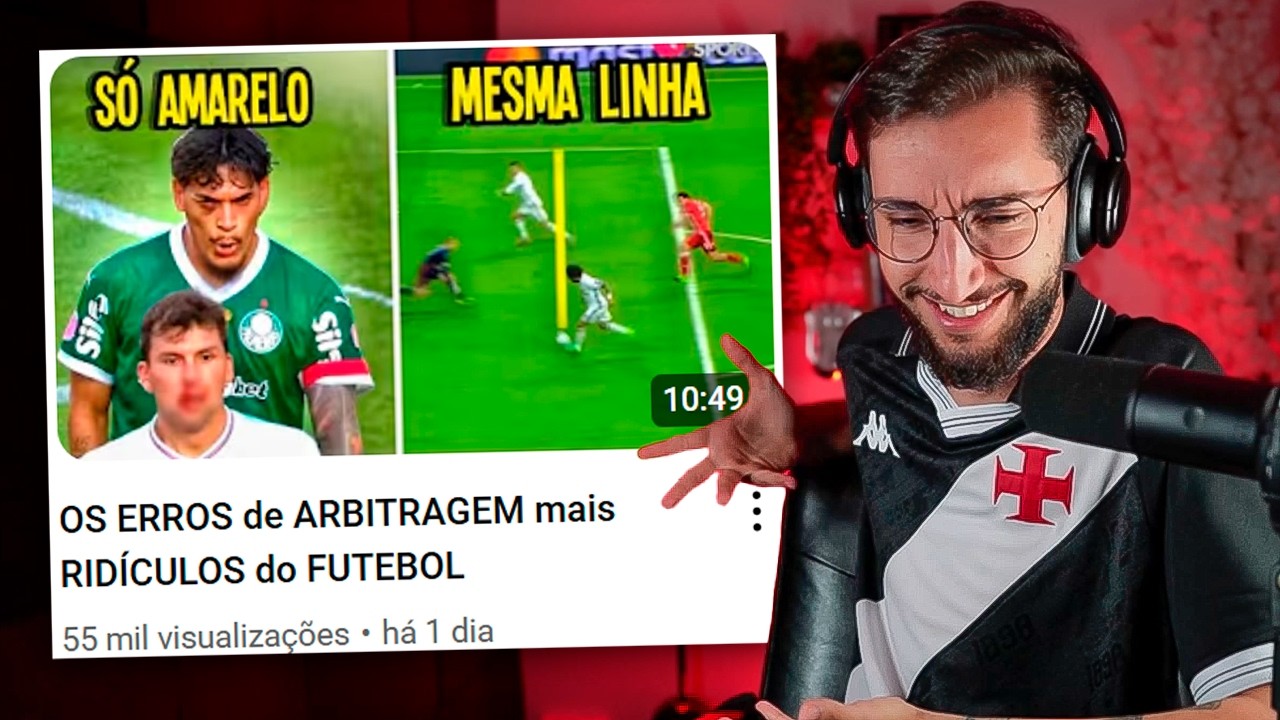 OS ERROS de ARBITRAGEM mais RID&Iacute;CULOS do FUTEBOL