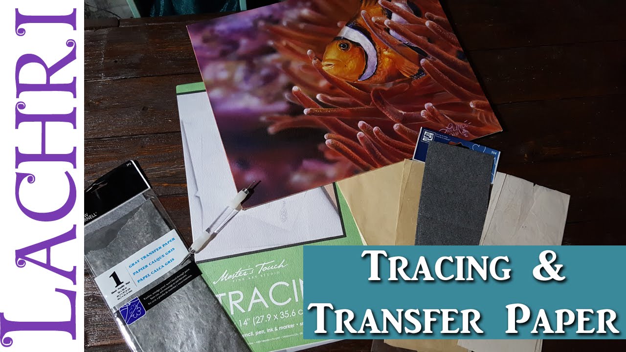 How to use tracing and transfer paper - acrylic painting tips w/ Lachri