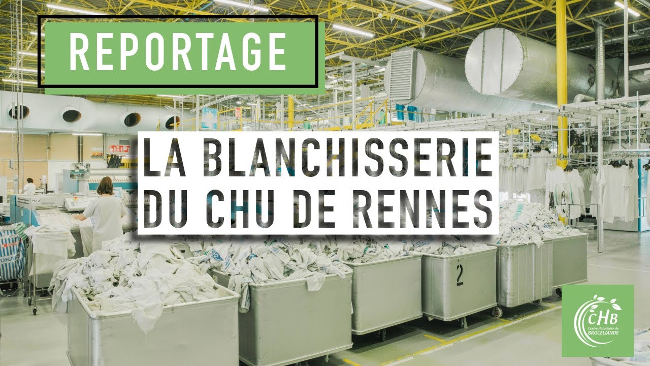 Dans les coulisses du linge | visite de la blanchisserie du CHU de Rennes