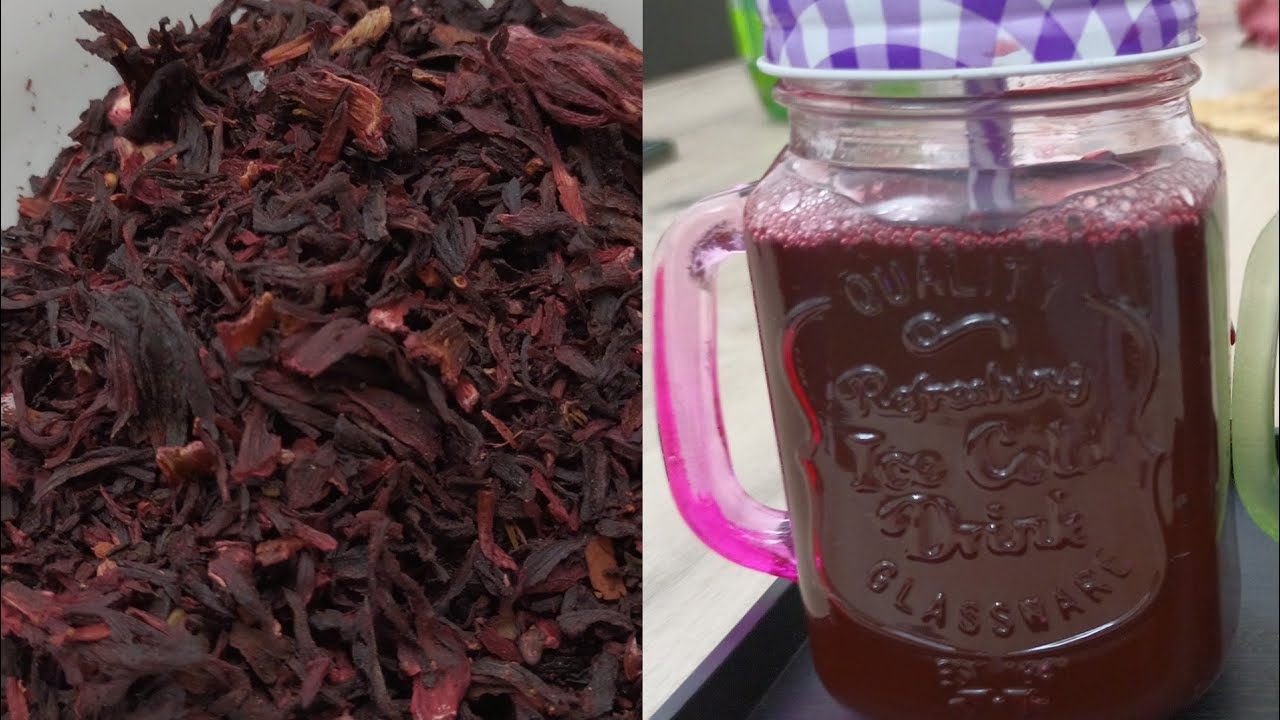 jus de bisap🌹 fait maison recette ivoirienne/عصير الورد الأحمر المجفف