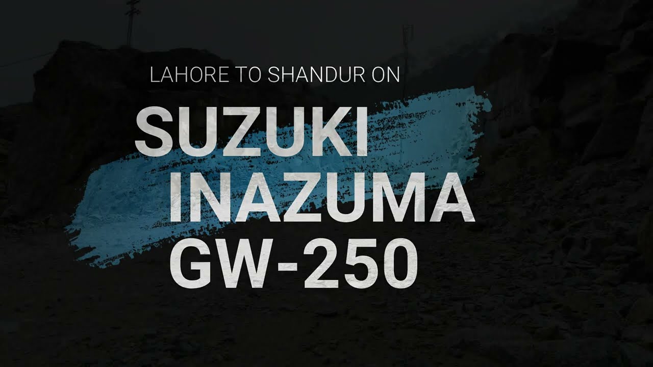 Lahore to Shandur top on Suzuki Inazuma GW250