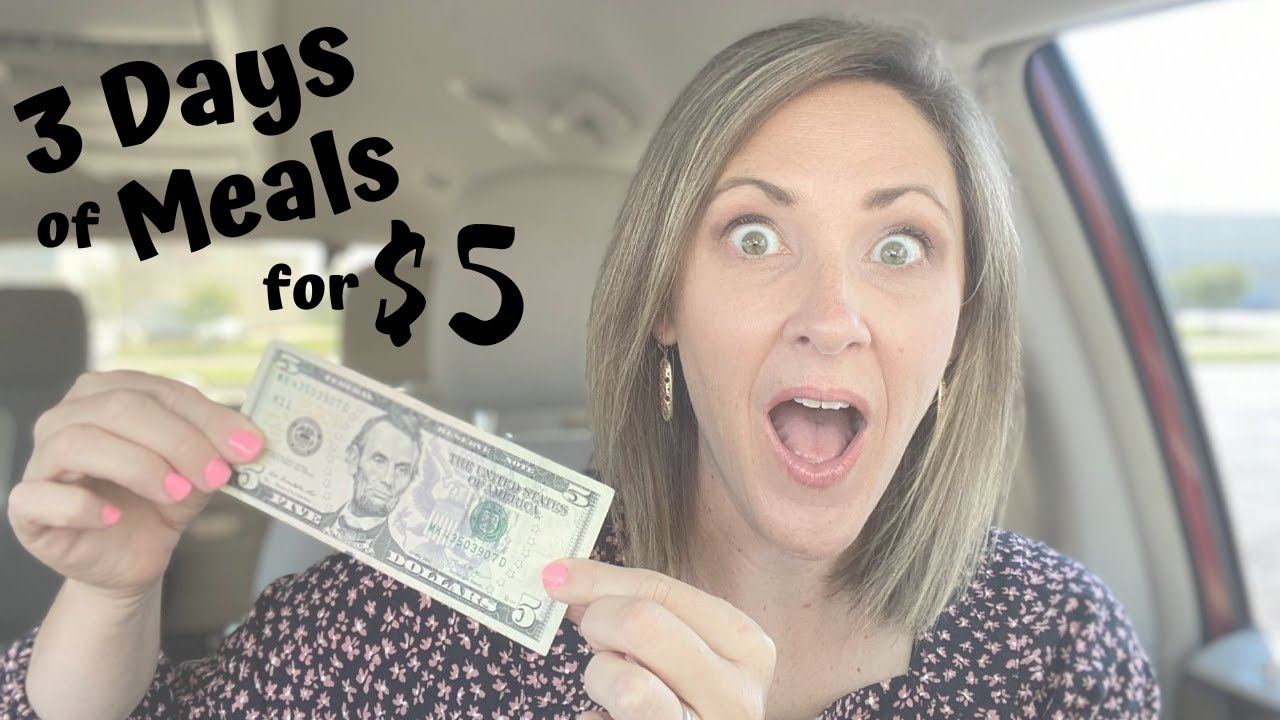 $5 MEAL CHALLENGE // 9 MEALS FOR $5 // EXTREME BUDGET MEALS