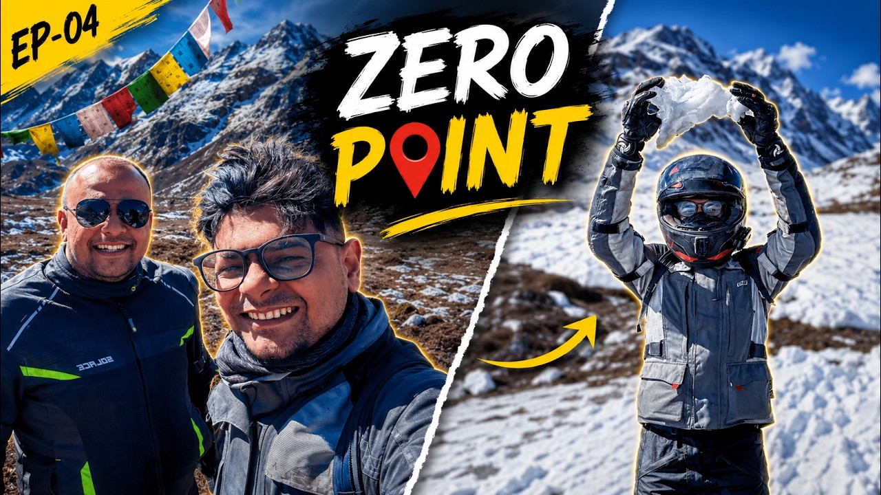 Kolkata To Sikkim | Zero Point Sikkim | বরফের চাদরে ঢাকা চারপাশ , যেন এক রূপকথার দেশ। North Sikkim |