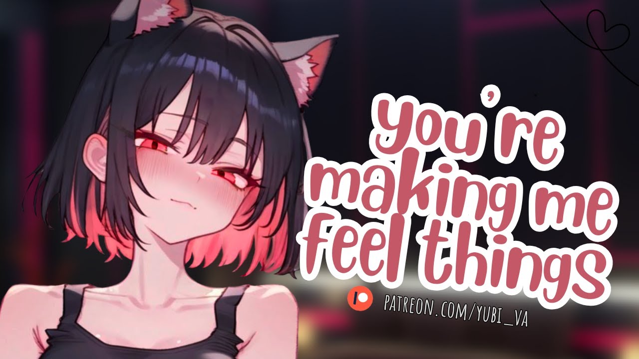 [ASMR]Goth Neko Pretends To Sleep On Your Lap..But You Accidentally Caught Her Purring For You