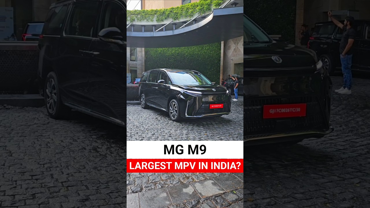 MG M9 sprawia, że ​​Vellfire i Carnival wyglądają na małe! | autoX #shorts