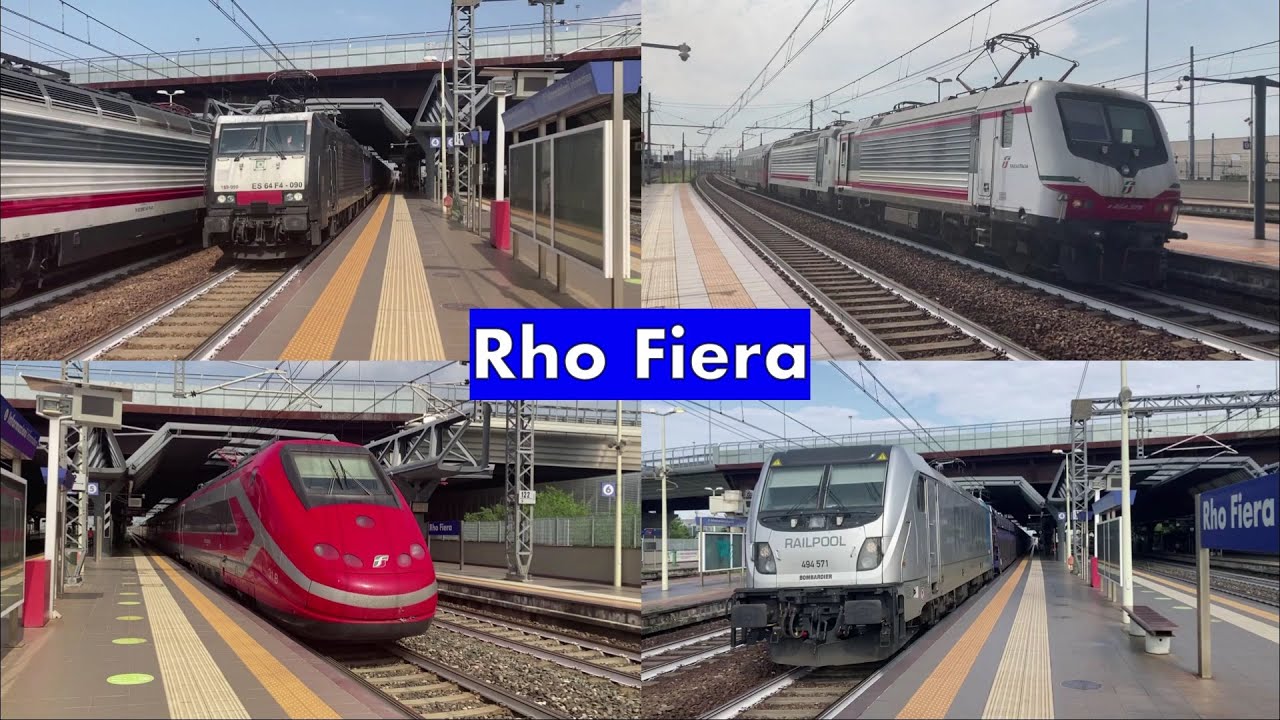 Treni di tutti i tipi a RHO FIERA MILANO: regionali, Frecce, TGV, merci e tanto altro! [parte 1/2]