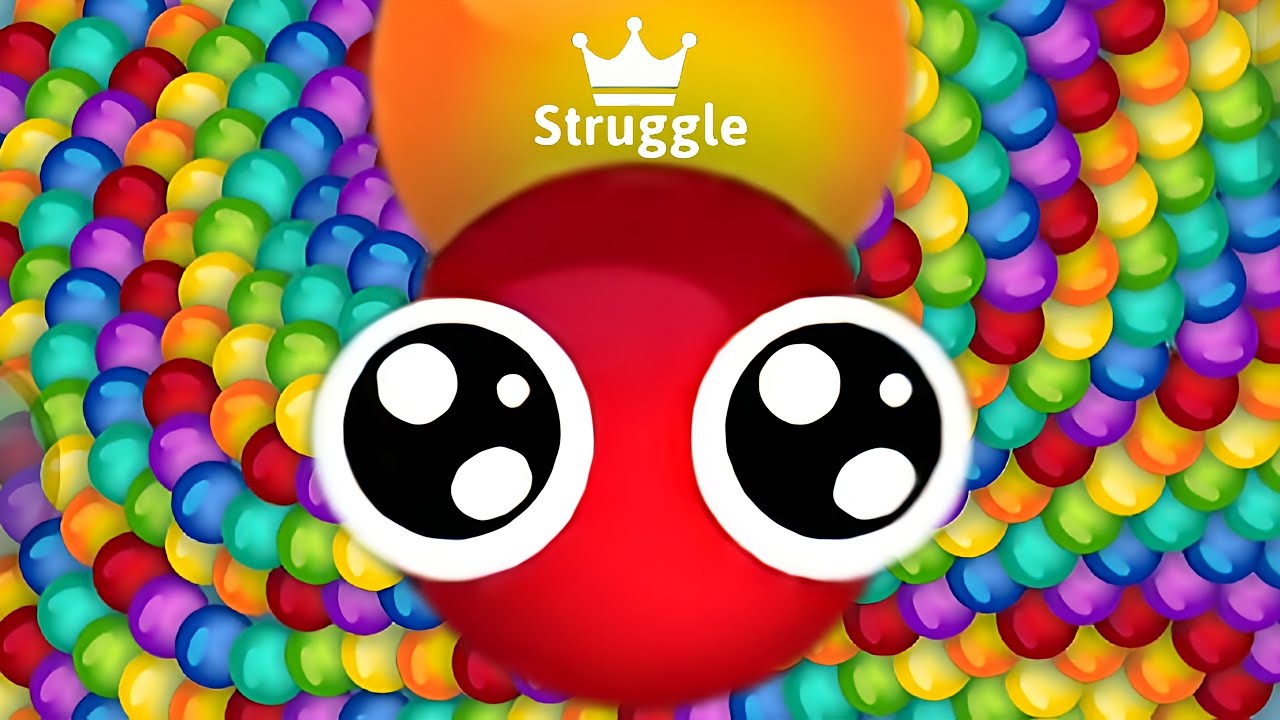 I reached 53,000 points on snake.io in the shortest possible time🐍Best gameplay🐍 Snake Struggle