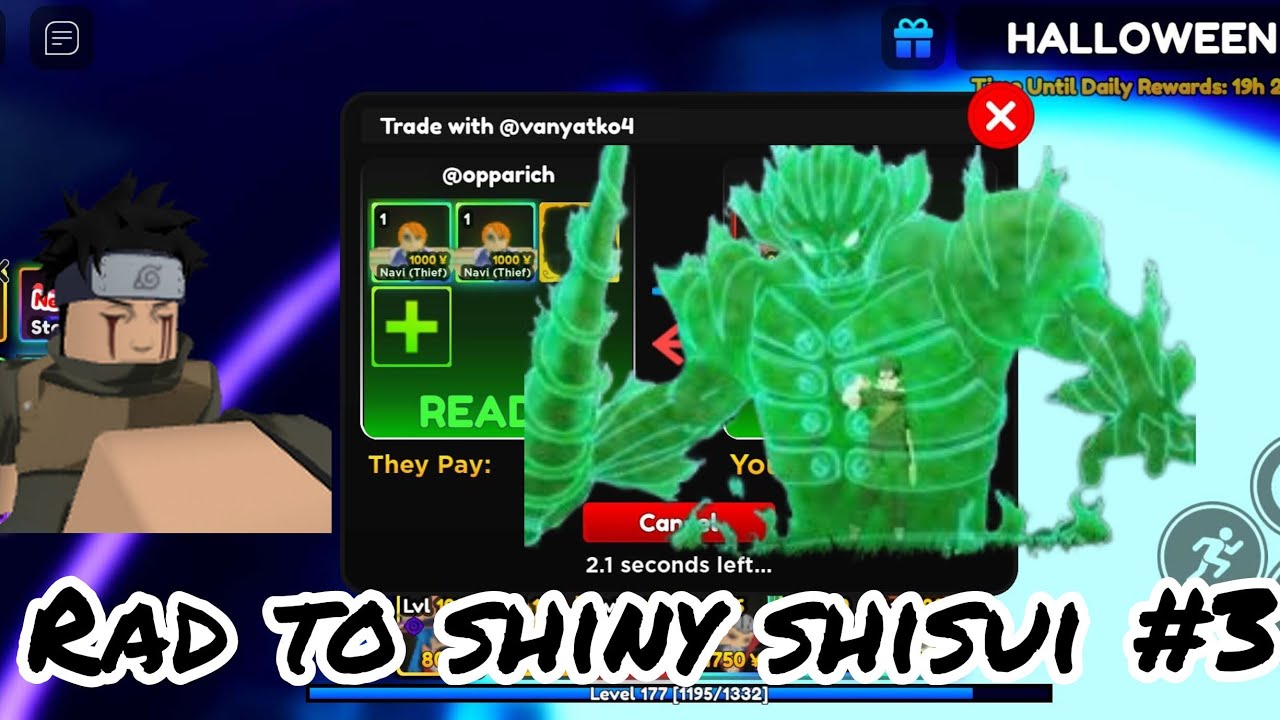 Trading in anime adventure (Road to Shiny Shisui Part 3)