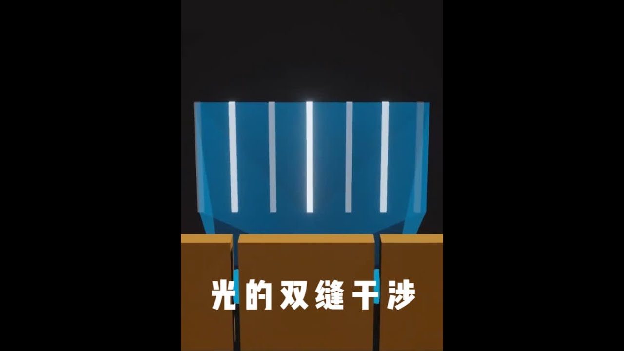 光的双缝干涉 #物理 #波的干涉 #知识科普 #干涉条纹
