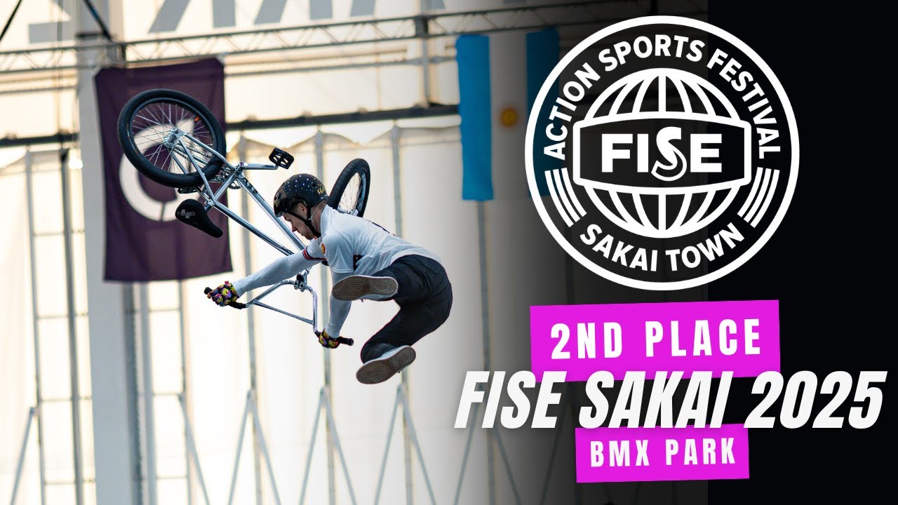 Джордан Кларк &mdash; 2-е место &mdash; Финал Кубка мира UCI BMX Freestyle Park &mdash; Сакаи 2025
