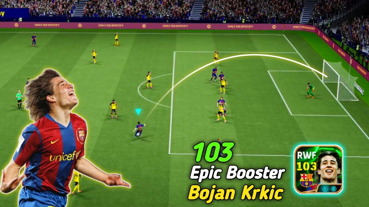 Free Tresure Link 103 Booster Bojan Krkic is Unstoppable 🔥| Efootball 26 Mobile