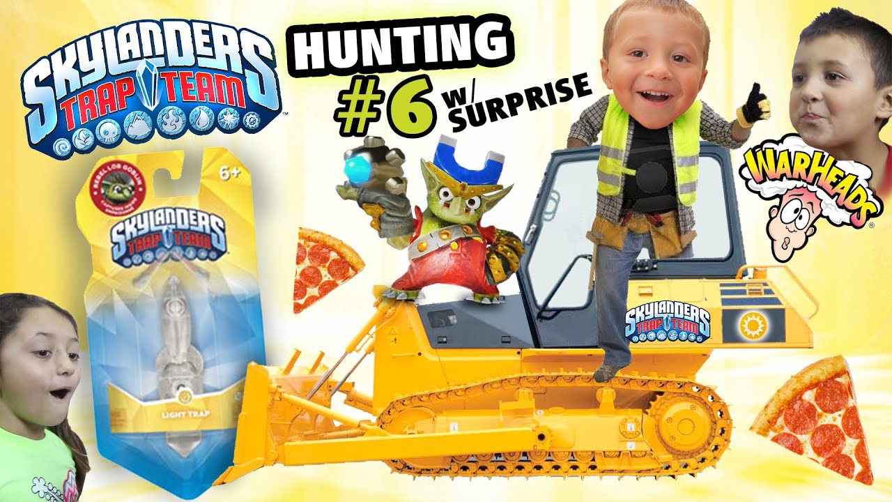 Rebel Лоб Гоблин Light Rocket, Бульдозеры и боеголовки (Skylanders Ловушка Team Охота )