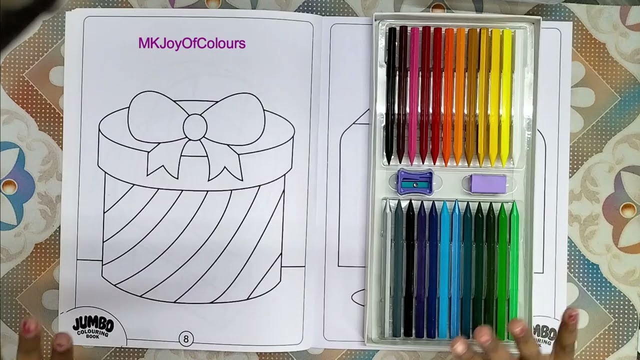 Vacation Special - 2 Colouring using Plastic Crayons #mk #joyofcolours #vacationspecial #colours
