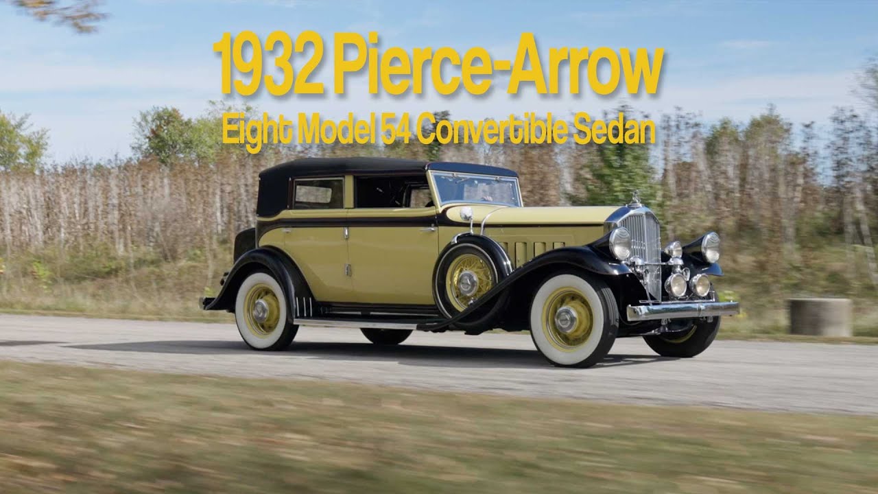 1932 Pierce-Arrow Eight Model 54 Convertible Sedan - Available Only AUBURN CLASSIC CARS