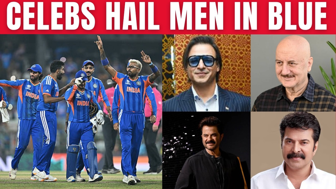 Anupam Kher, Vivek Oberoi and other Bollywood personalities celebrate India&rsquo;s win vs Pakistan
