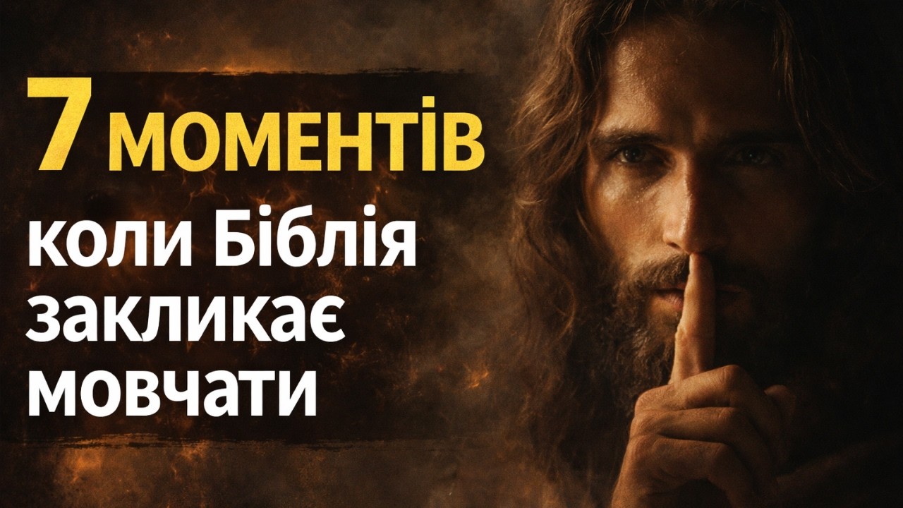 7 випадків, коли Біблія попереджає: мовчіть — і ось чому це захищає вас