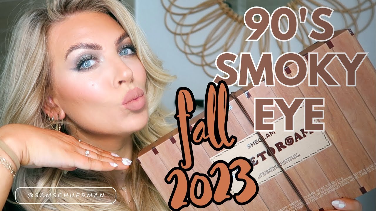 GRWM | 90's Neutral/Cool Fall Smoky Eye | SHEGLAM Live To Roam Collection