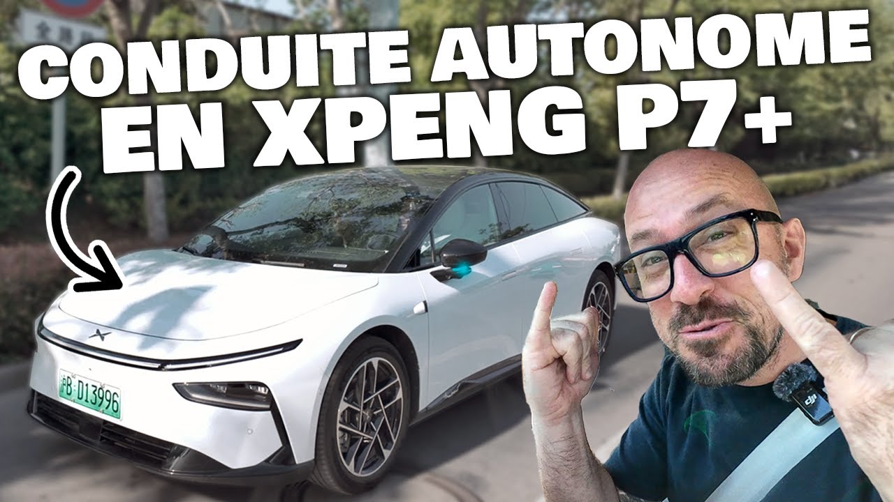 On teste la conduite autonome NGP de la Xpeng P7+ dans les rues de Shanghai ! ​