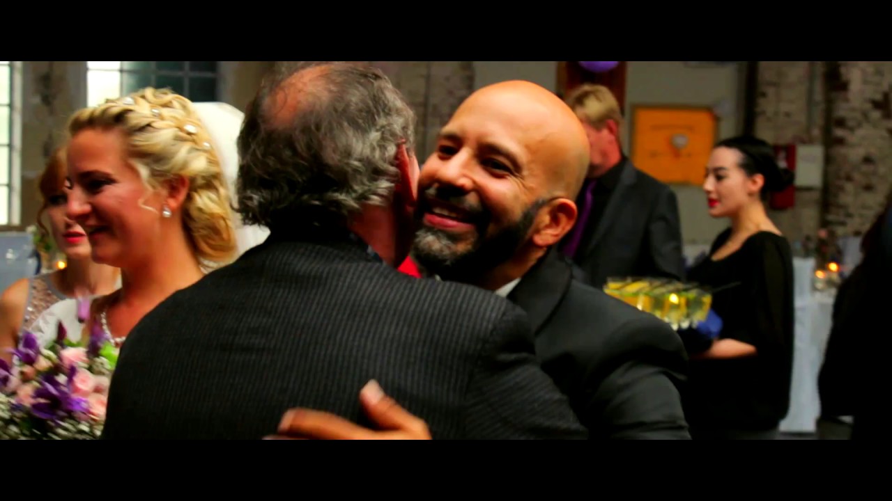 Hochzeits Dj the Vi auf seiner eigenen Hochzeit im Gare du Neuss bei Düsseldorf